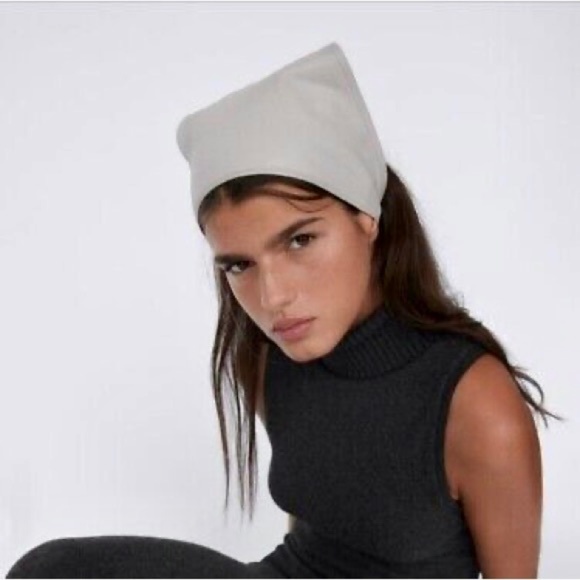 Zara Leather Bandanna. New With Tags! - Picture 1 of 4